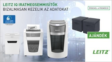 LEITZ IQ iratmegsemmisítők bizalmasan kezelik az adatokat