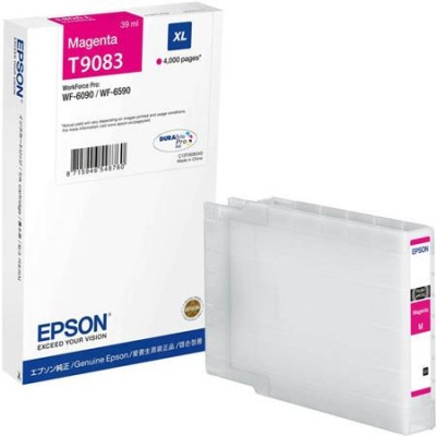 T908340 Tintapatron Workforce Pro WF-6090, WF-6590 nyomtatókhoz, EPSON, magenta, 4k